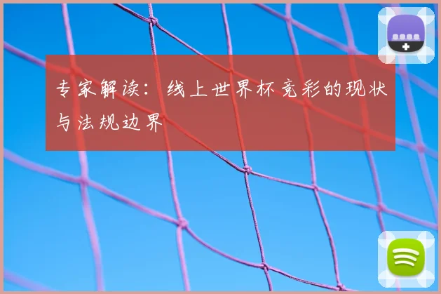 专家解读：线上世界杯竞彩的现状与法规边界